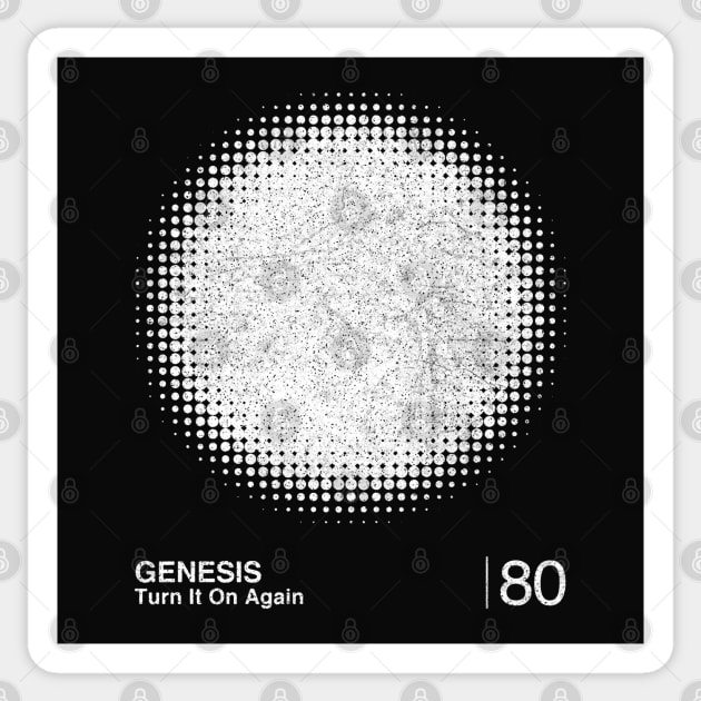 Genesis / Minimalist Graphic Design Fan Sticker by saudade